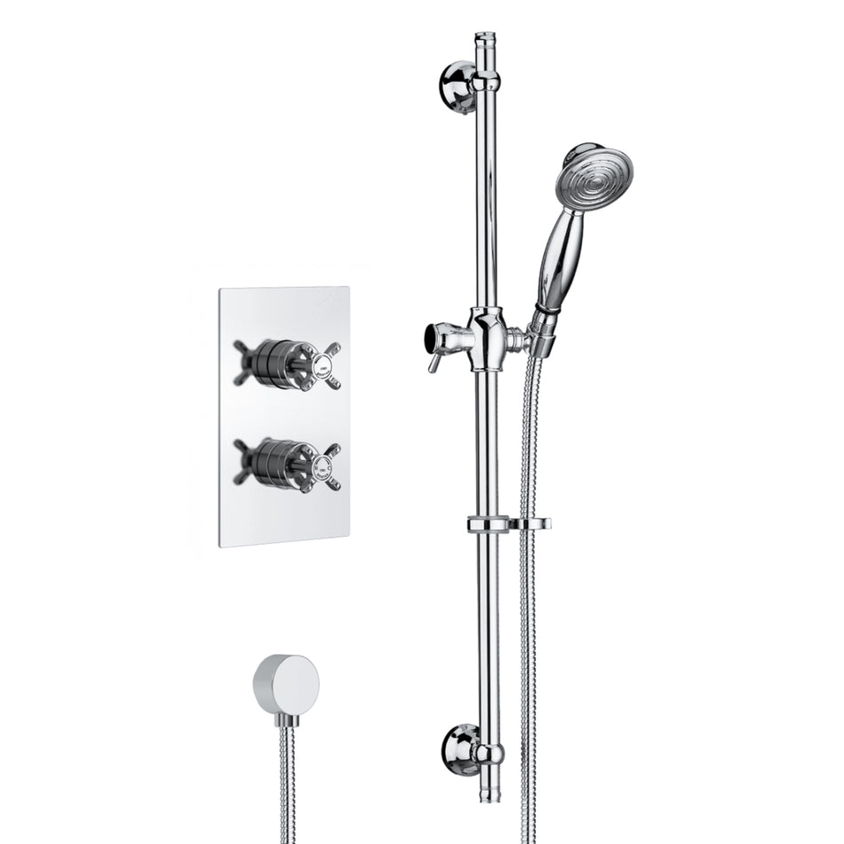 Bristan 1901 Shower Pack With Adjustable Kit - Chrome