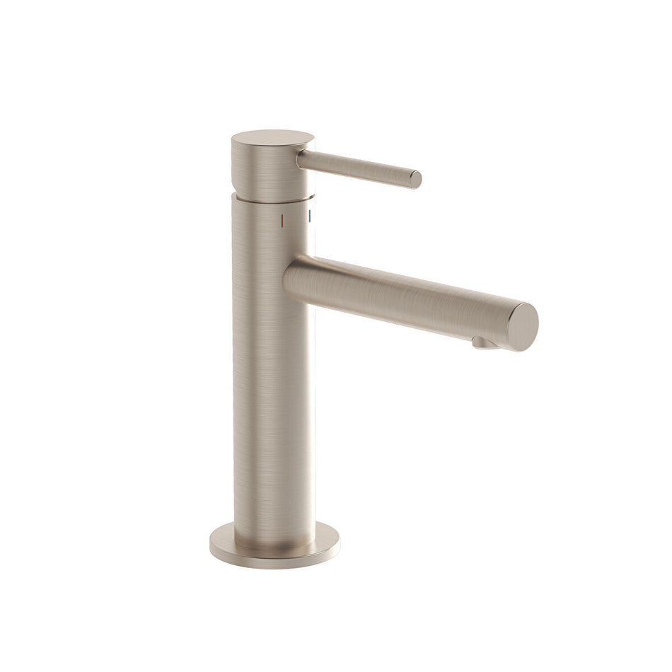 Vitra Origin Basin Mixer Tap - Brushed Nickel