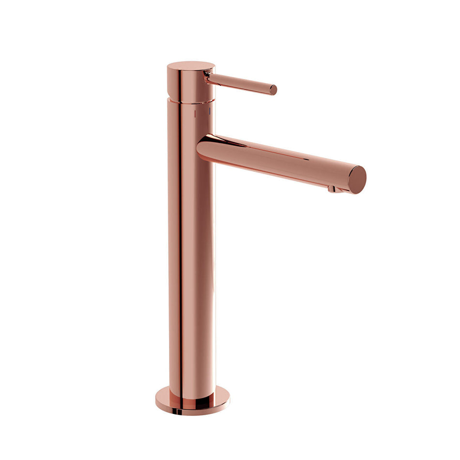 VitrA Origin Tall Basin Mixer Tap - Soft Copper