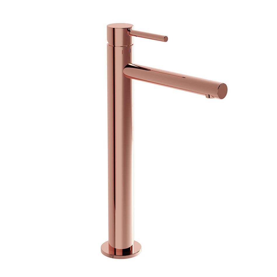 Vitra Origin Extra Tall Basin Mixer Tap - Soft Copper