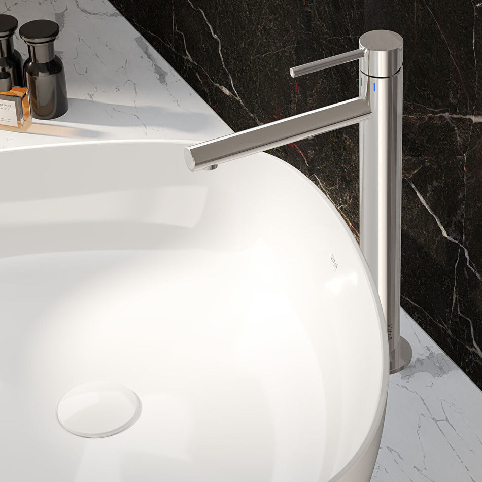 Vitra Origin Extra Tall Basin Mixer Tap - Chrome