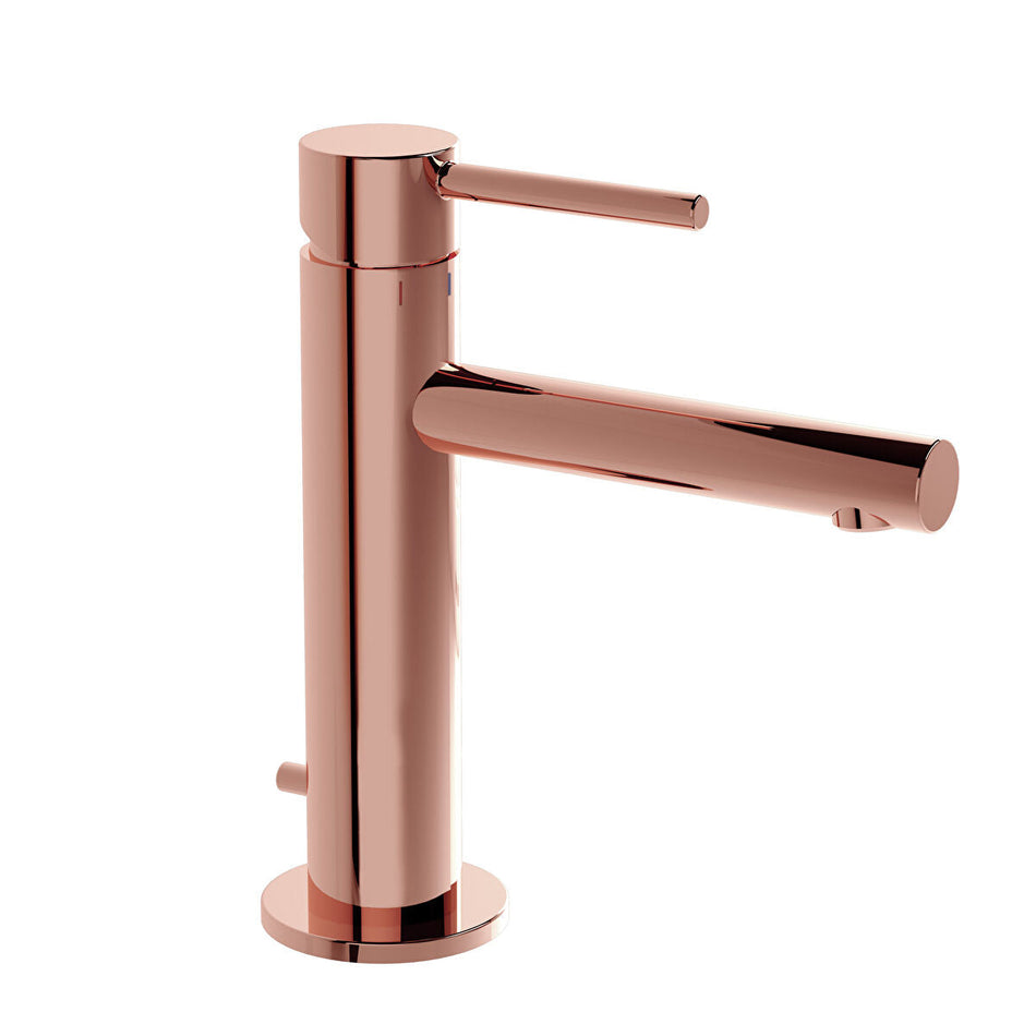 Vitra Origin Basin Mixer Tap With Pop - up Waste - Soft Copper