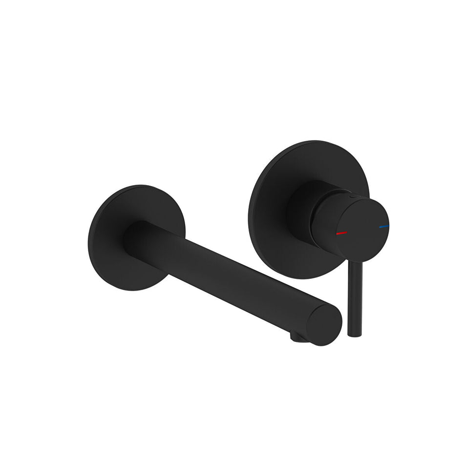 VitrA Origin Wall Mounted Basin Mixer Tap - Matt Black