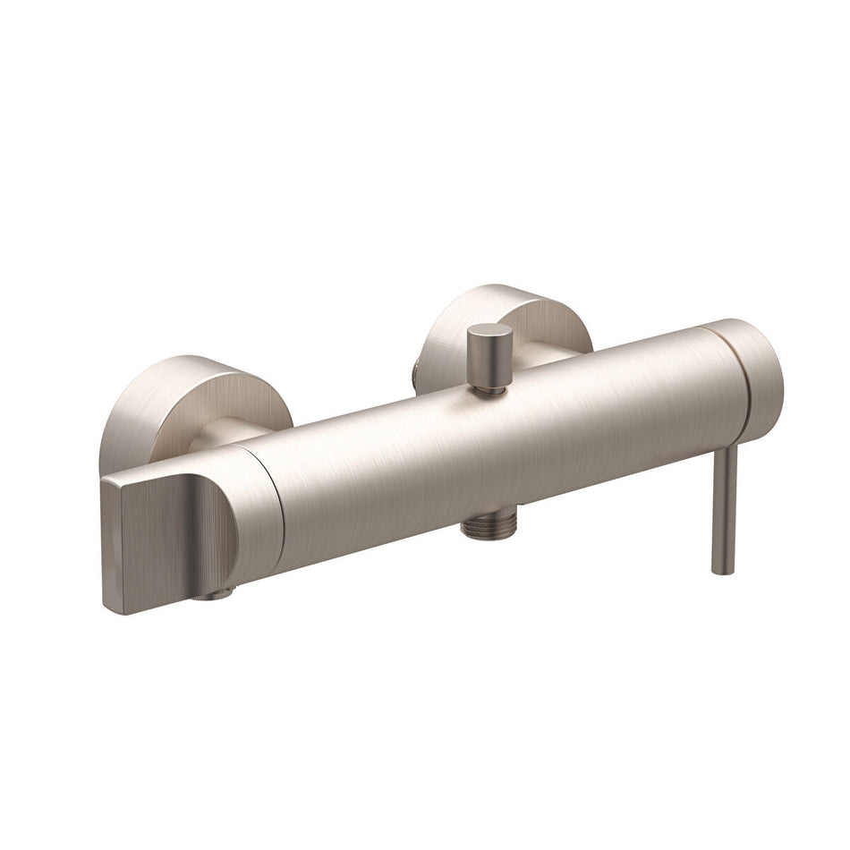 Vitra Origin Wall Mounted Bath Shower Mixer Tap - Brushed Nickel