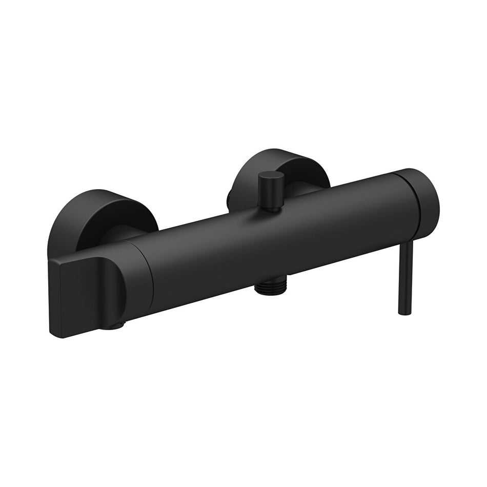 Vitra Origin Wall Mounted Bath Shower Mixer Tap - Matt Black