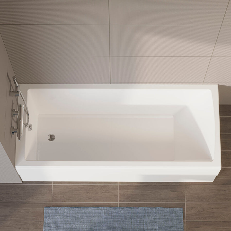 Vitra Origin Wall Mounted Bath Shower Mixer Tap - Chrome