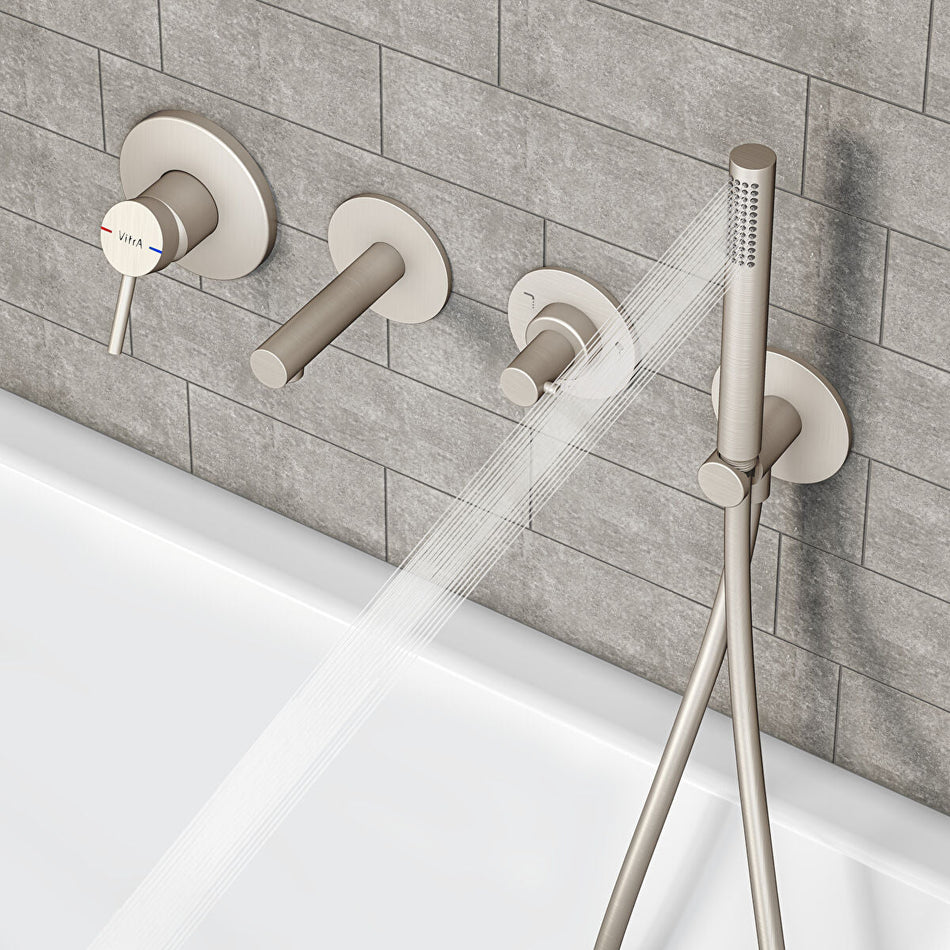 Vitra Origin 1 Outlet Concealed Shower Valve - Brushed Nickel