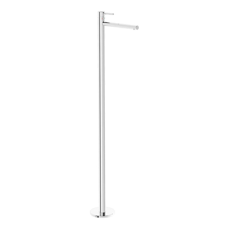 Vitra Origin Floor Mounted Basin Mixer Tap - Chrome