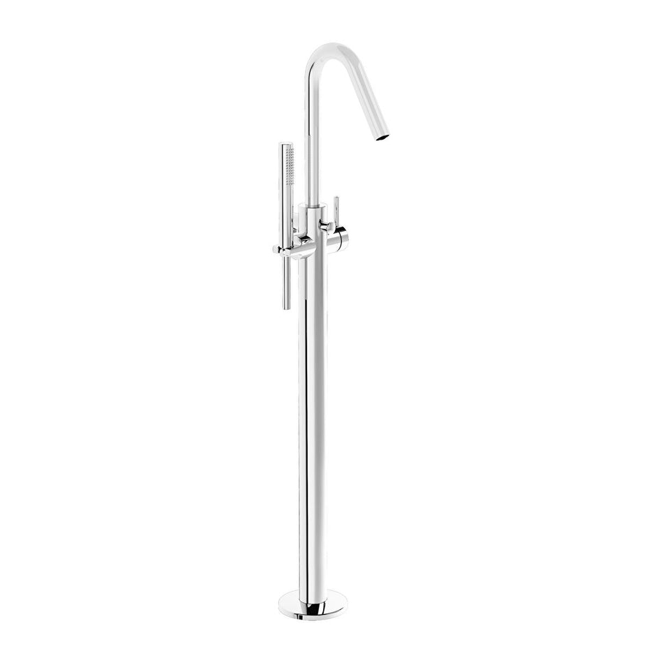 Vitra Origin Floor Standing Bath Filler Tap - Chrome