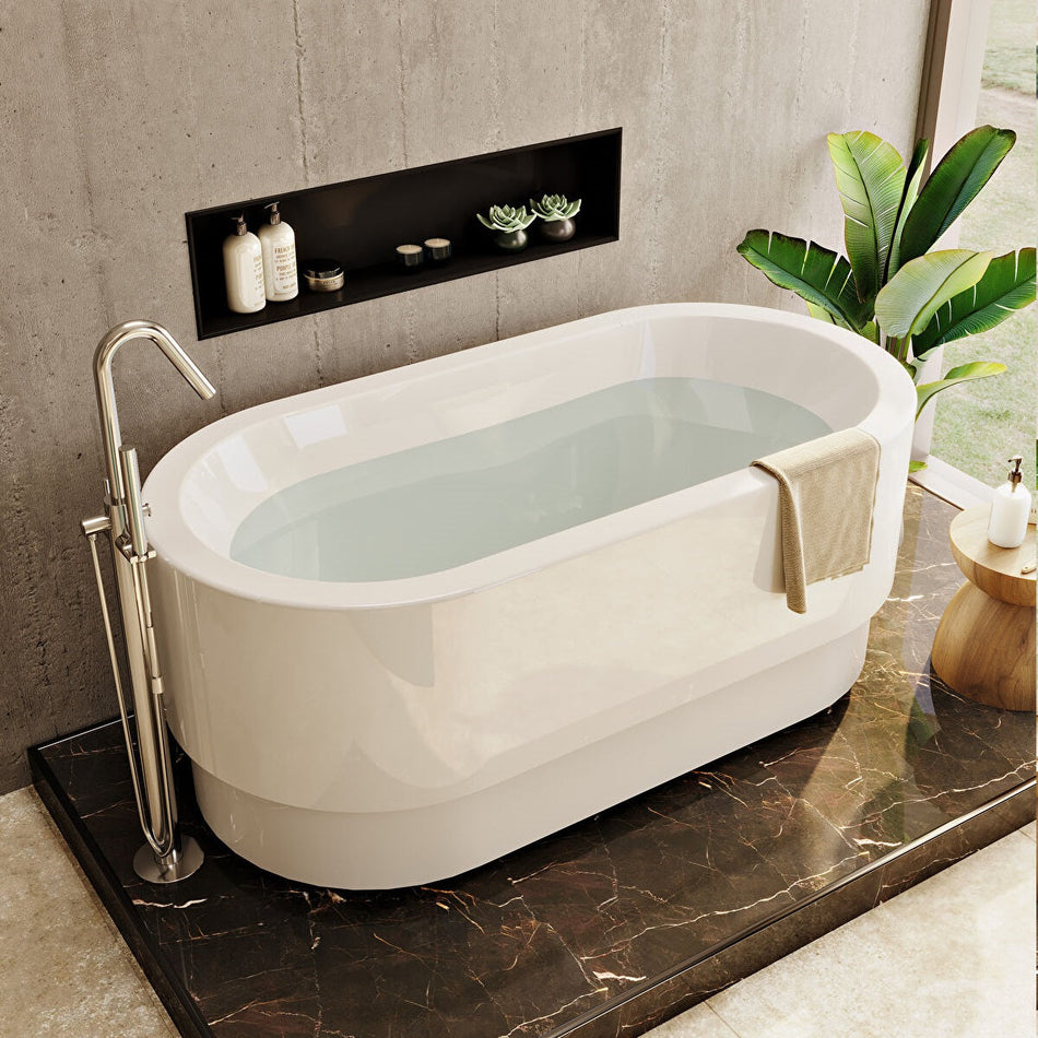 Vitra Origin Floor Standing Bath Filler Tap - Chrome
