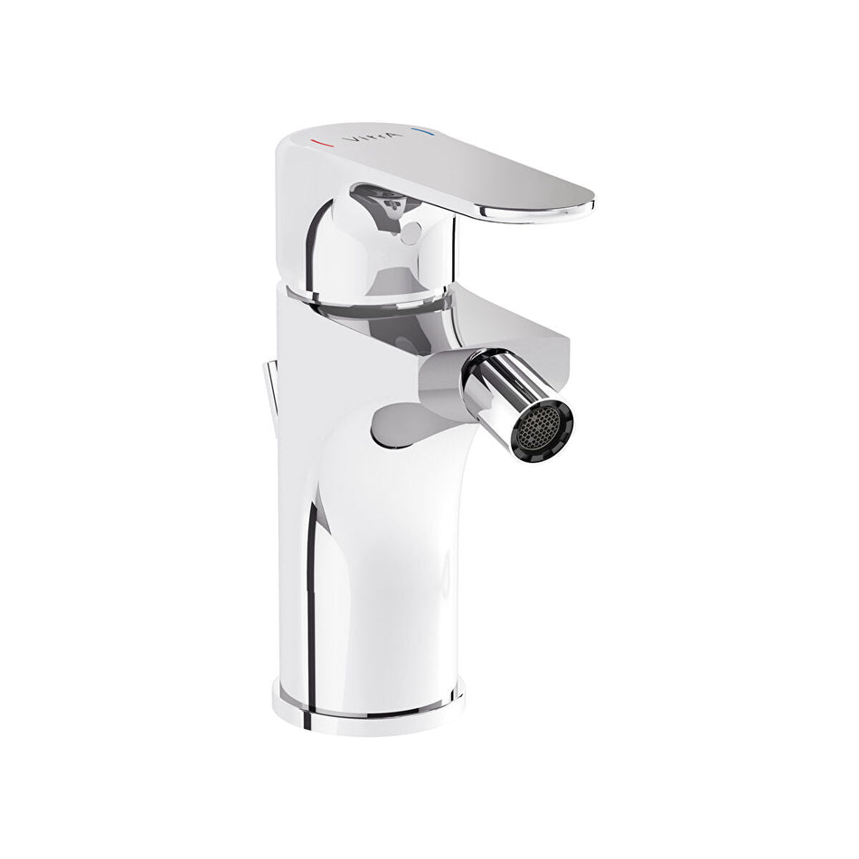 Vitra Root Round Bidet Mixer Tap - Chrome