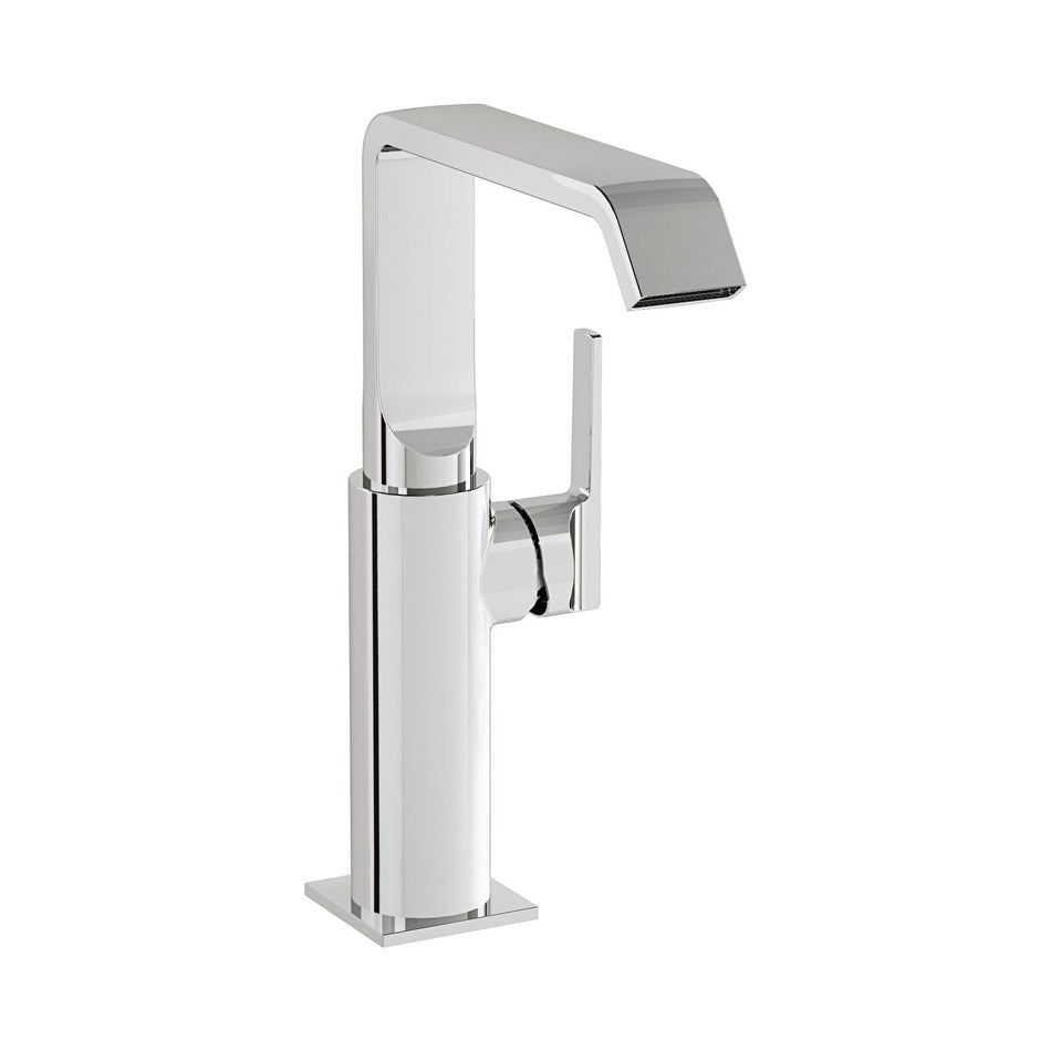 Vitra Suit Tall Basin Mixer Tap - Side Handle - Chrome