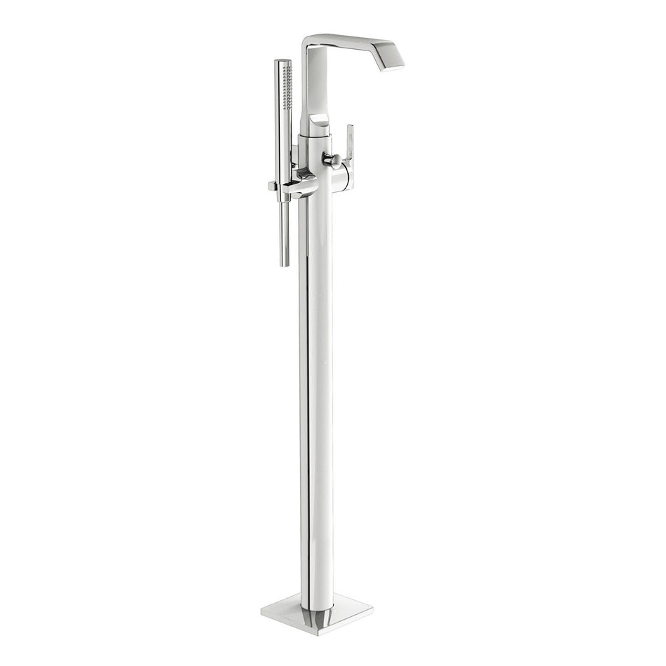 Vitra Suit Floor Standing Bath Shower Mixer Tap - Chrome