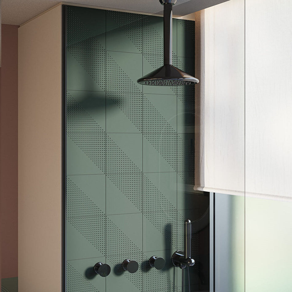 Vitra Liquid 2 Outlet Built-In Shower Set - Gloss Black