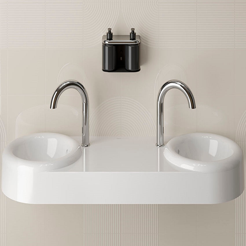 Vitra Liquid Touchless Mains Operated Sensor Tall Basin Mixer Tap - Chrome