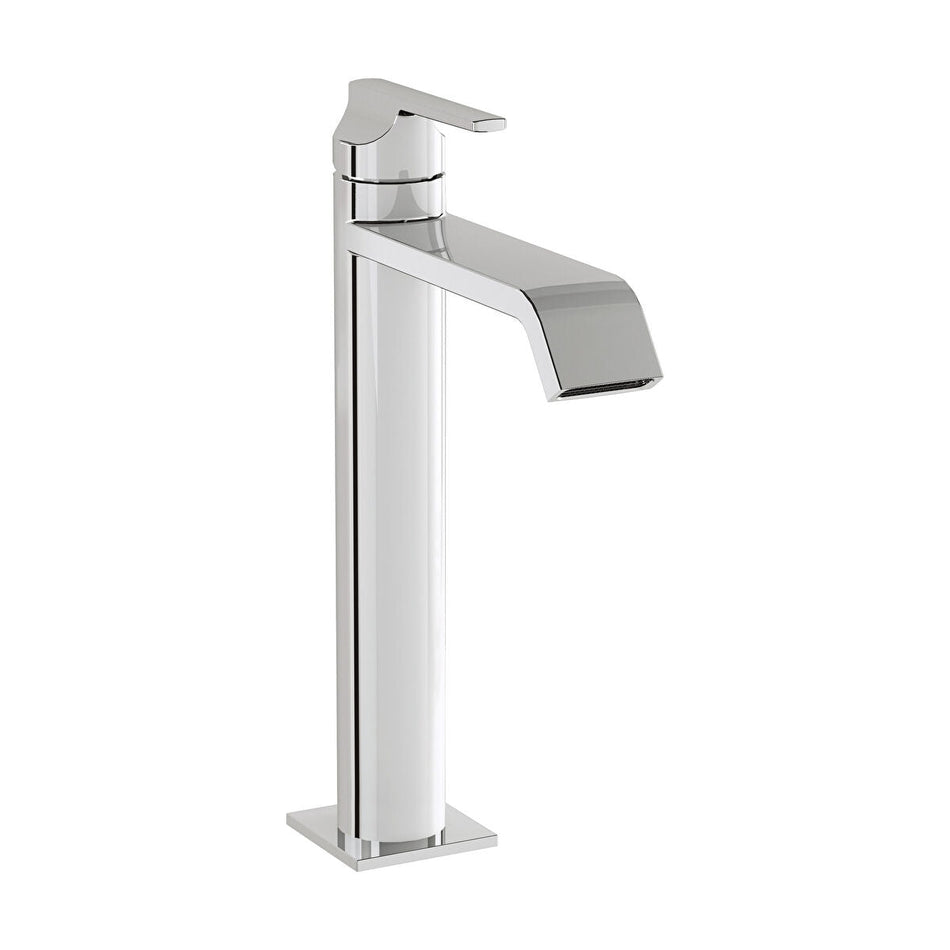 Vitra Suit Tall Basin Mixer Tap - Top Handle - Chrome