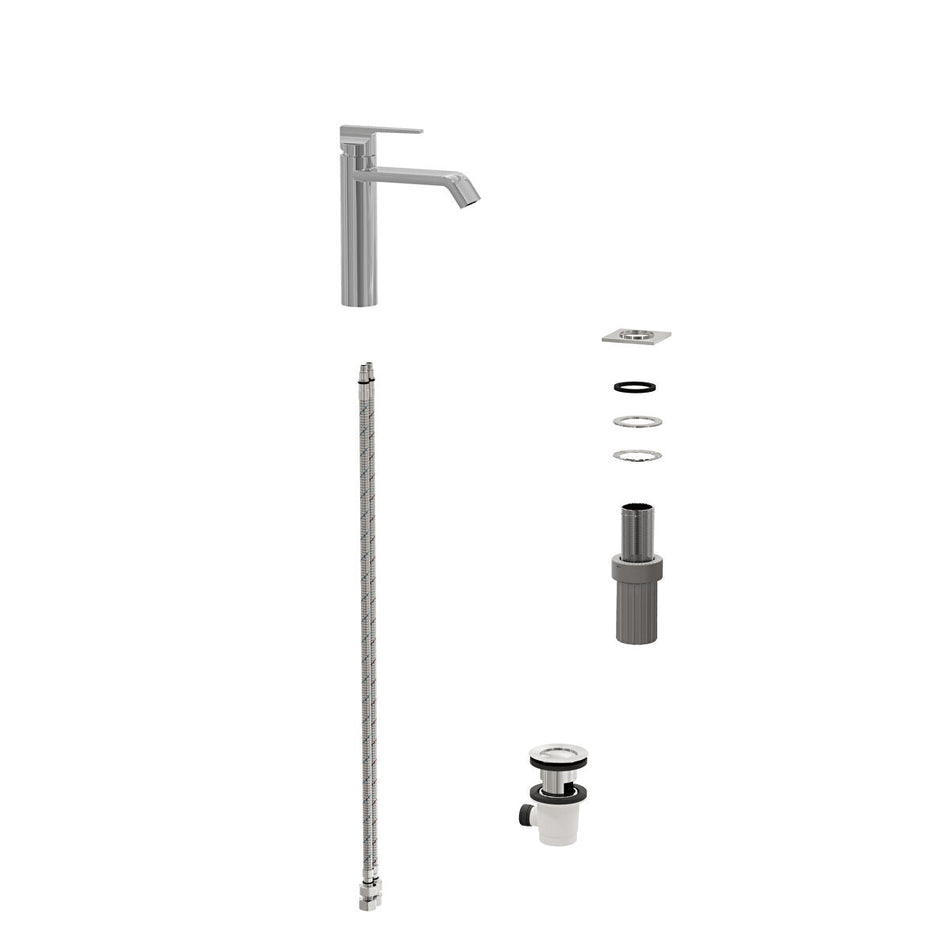 Vitra Suit Basin Mixer Tap - Top Handle - Chrome