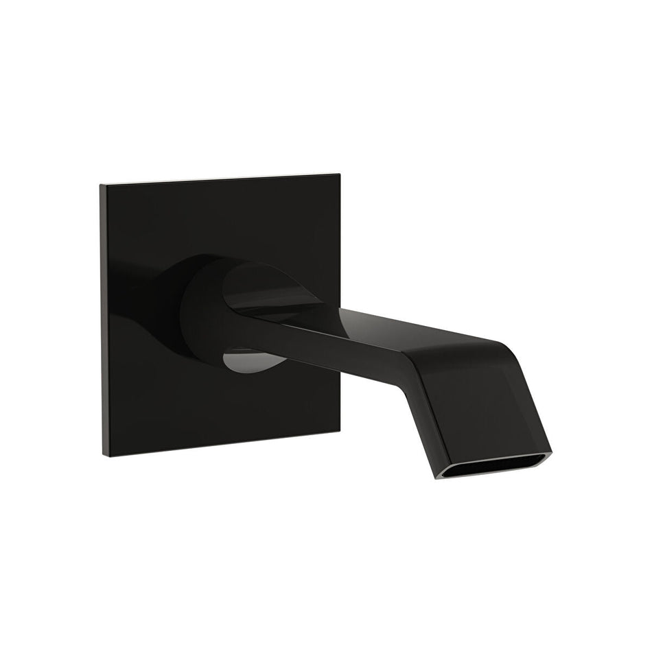 Vitra Suit Square Bath Spout - Gloss Black