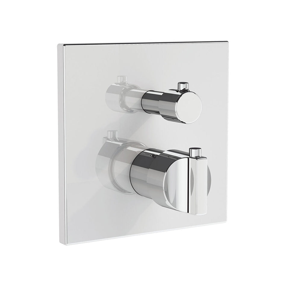 Vitra Suit 1 Outlet Thermostatic Concealed Shower Mixer Valve - Chrome