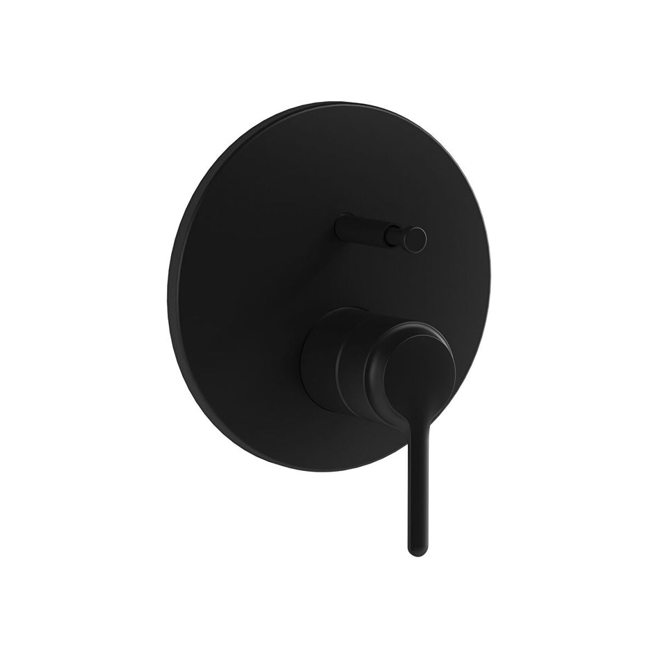 Vitra Origin Classic Manual Bath Shower Mixer Valve - Matt Black