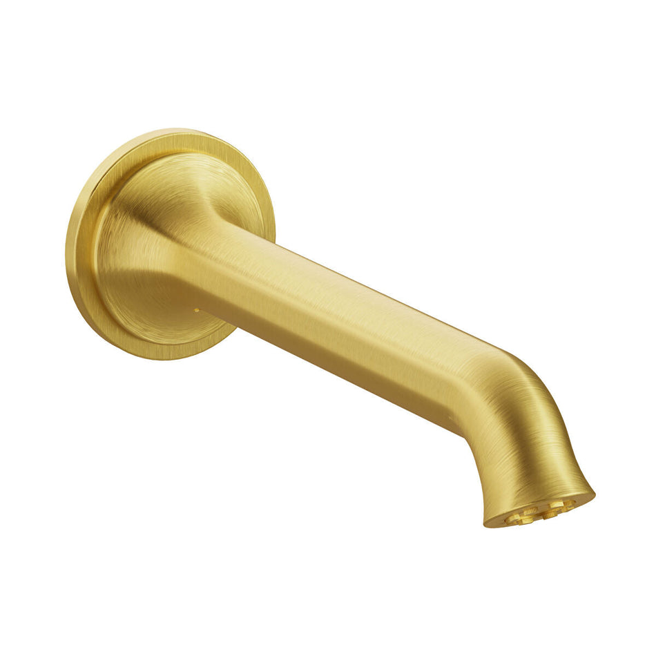 Vitra Origin Classic Wall Mounted Bath Spout - Brushed Gold