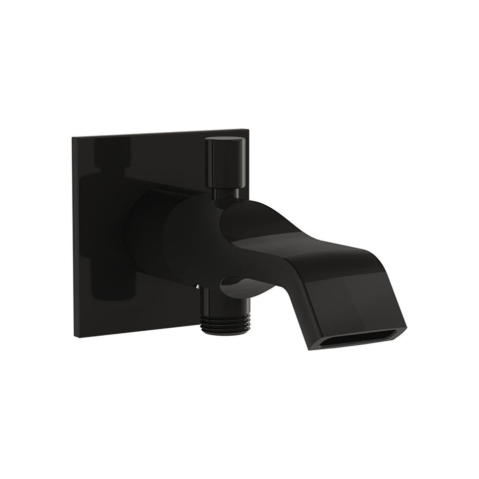 Vitra Suit Wall Mounted Bath Spout - Gloss Black