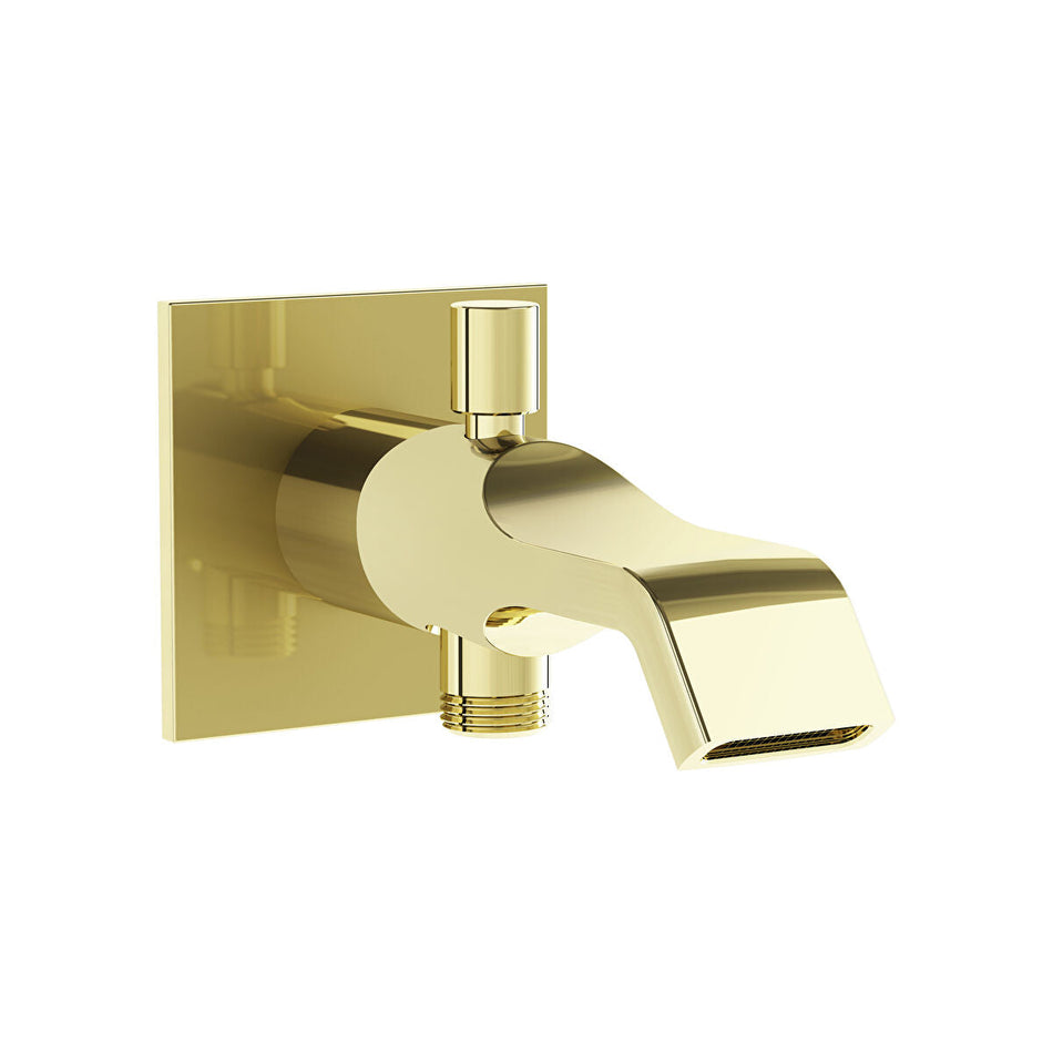 Vitra Suit Wall Mounted Bath Spout - Soft Gold