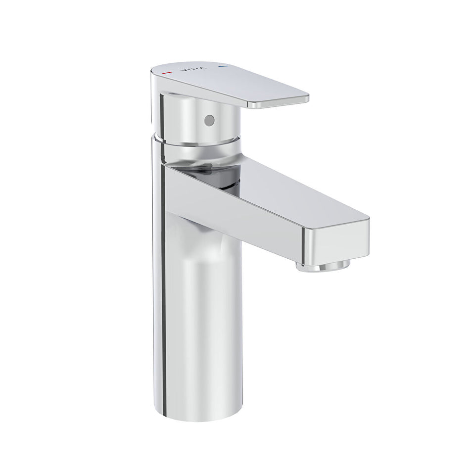 Vitra Flow Square Large Basin Mixer Tap - Chrome