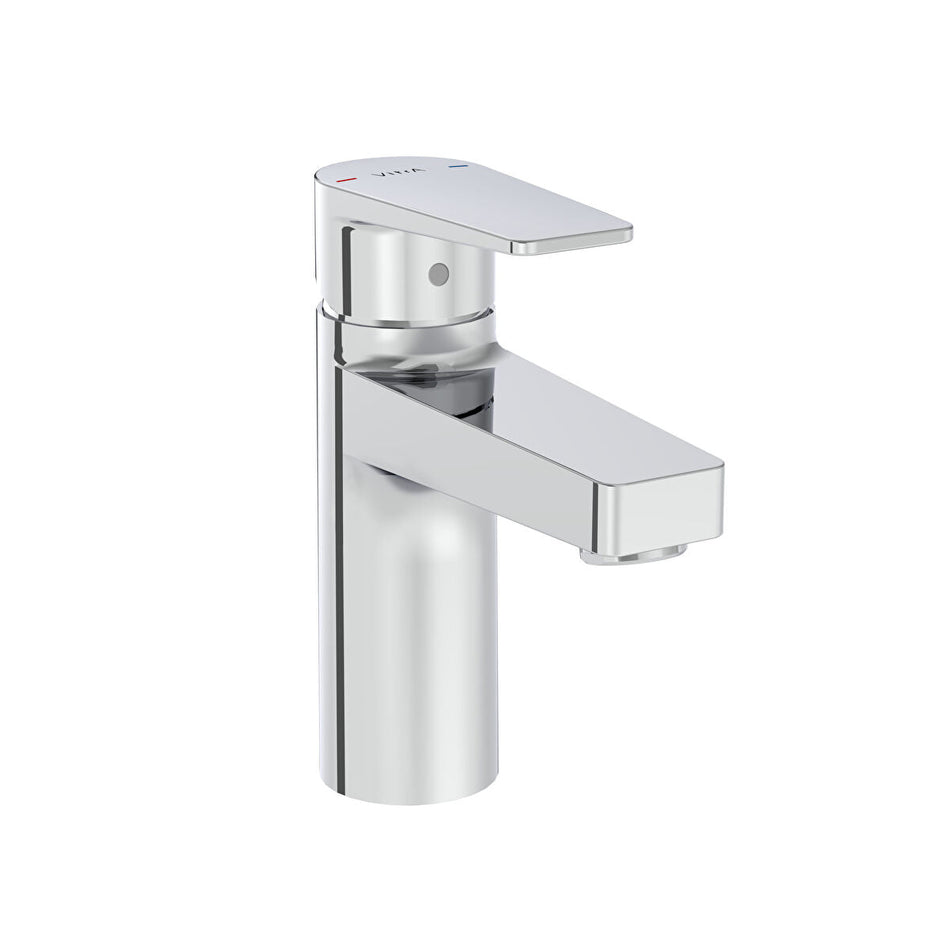 Vitra Flow Square Basin Mixer Tap - Chrome