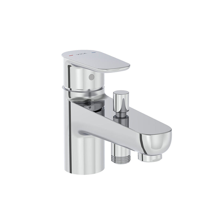 Vitra Flow Soft Monohole Bath and Shower Filler - Chrome