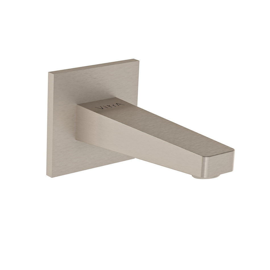 Vitra Root Square Bath Spout - Brushed Nickel