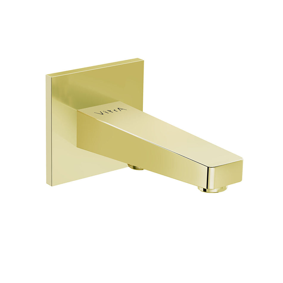 VitrA Root Square Bath Spout - Soft Gold