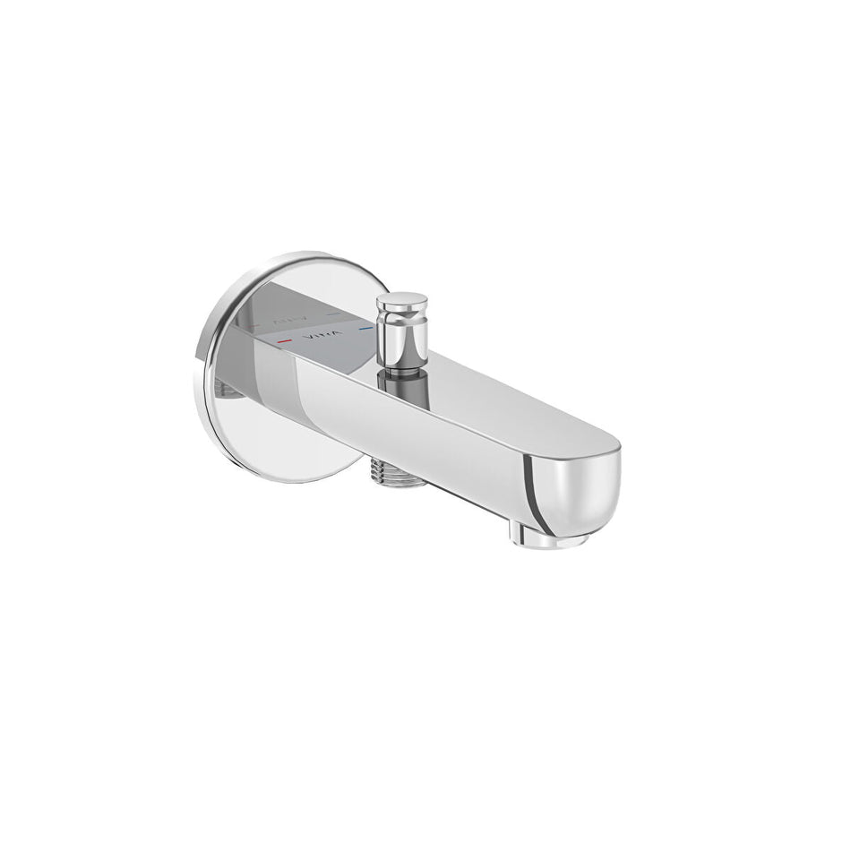 Vitra Root Round Wall Mounted Monohole Bath Shower Mixer - Chrome