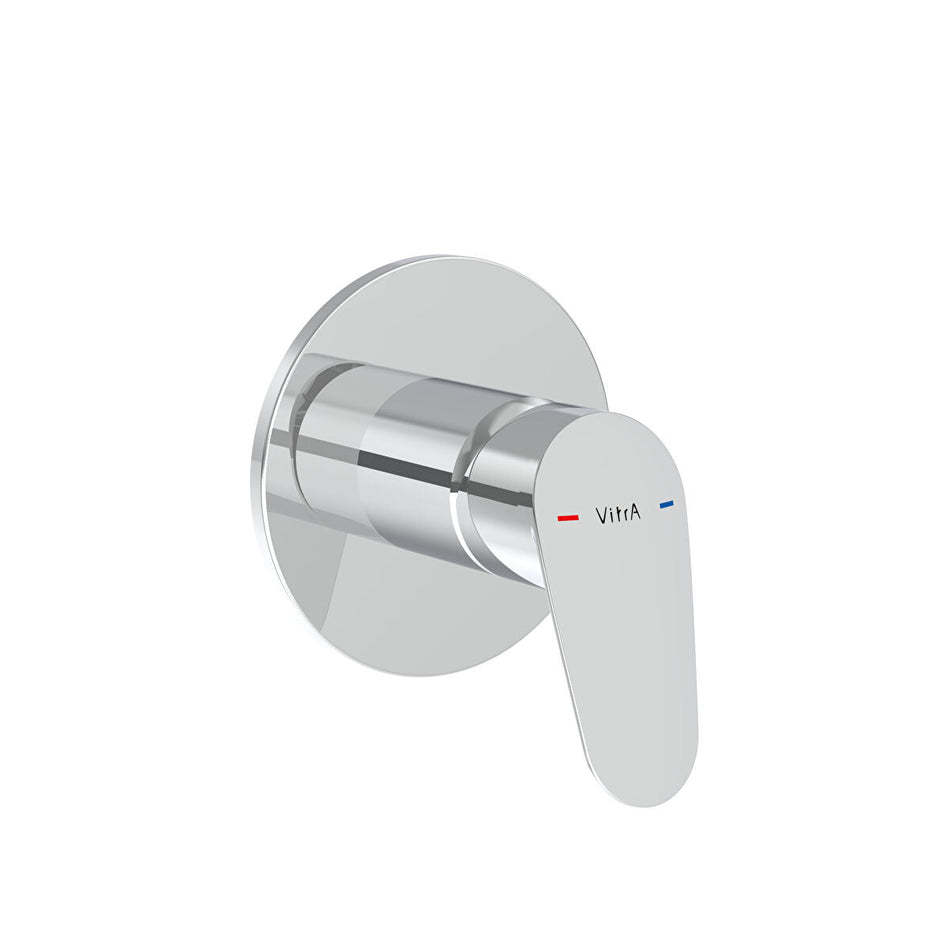 Vitra Flow Round Manual Shower Mixer Valve - Chrome