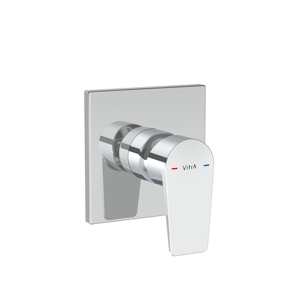 Vitra Flow Square Manual Shower Mixer Valve - Chrome