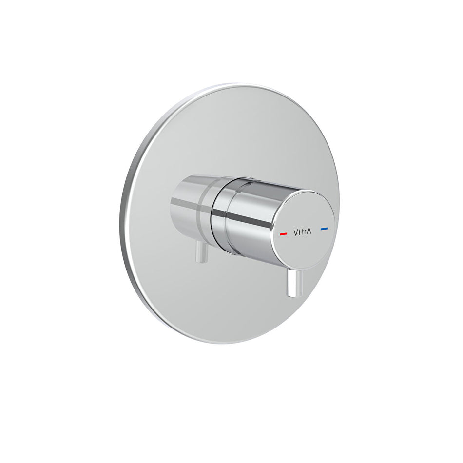 Vitra Root Round 3 Way Built-in Thermostatic Diverter - Chrome