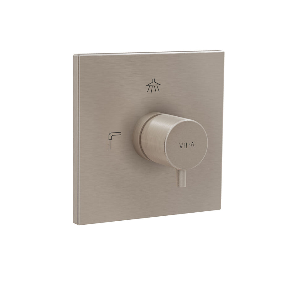 Vitra 3 Outlet Square Built-in Diverter - Brushed Nickel