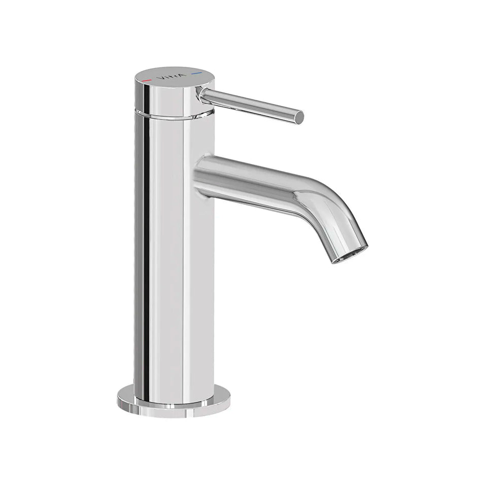 Vitra Minimax Round Compact Basin Mixer Tap - Chrome