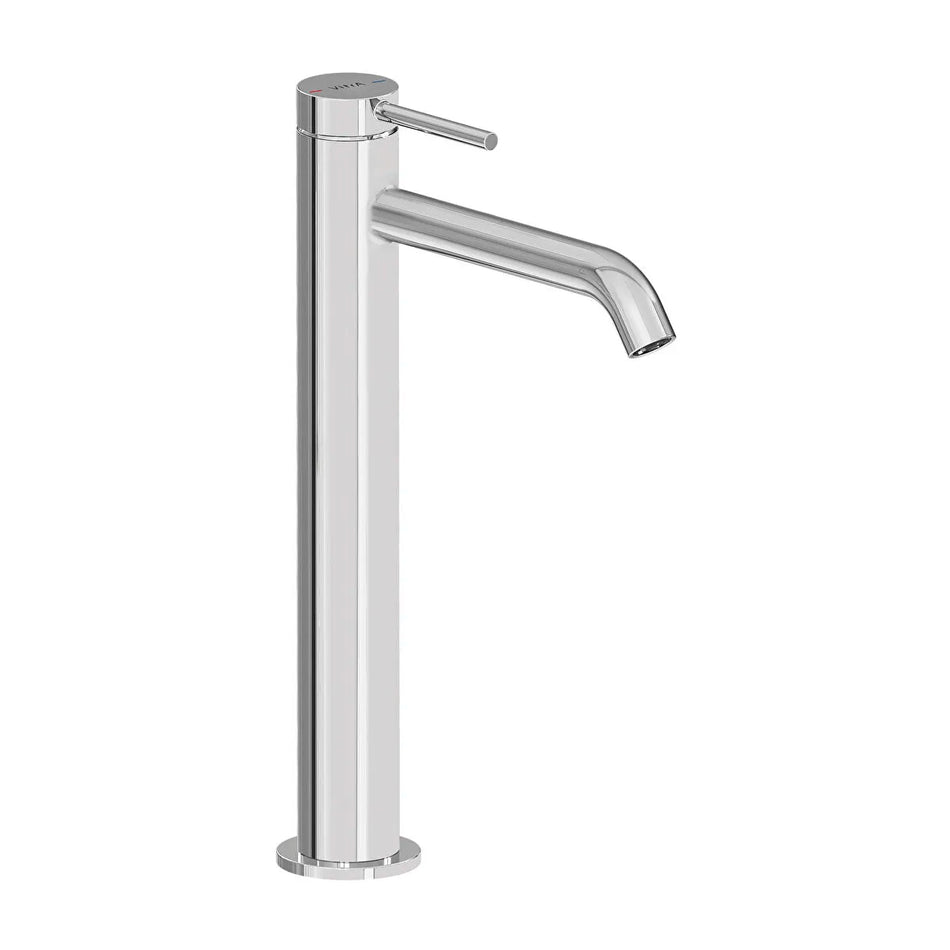 Vitra Minimax Round Tall Basin Mixer Tap - Chrome