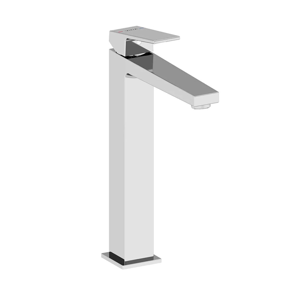 Vitra Minimax Square Tall Basin Mixer Tap - Chrome