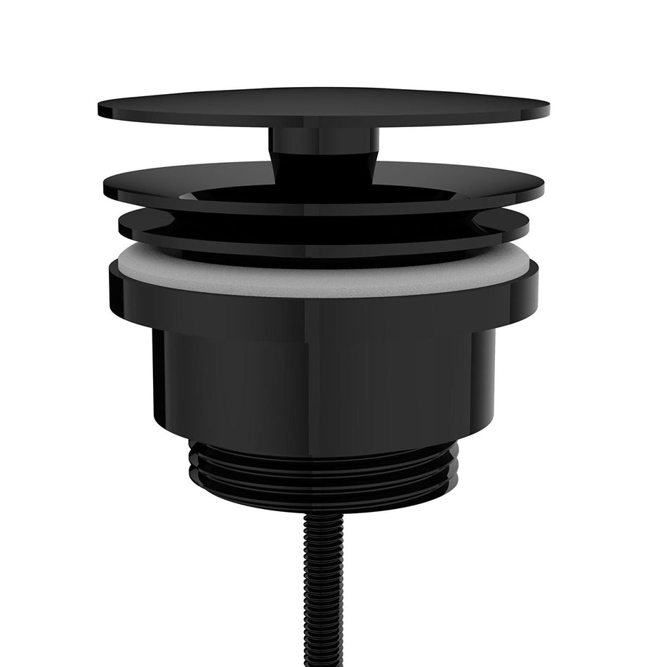 Vitra Universal Waste Set - Free-Flowing - Gloss Black
