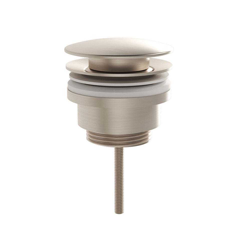 Vitra Universal Waste - Push-Open - Brushed Nickel