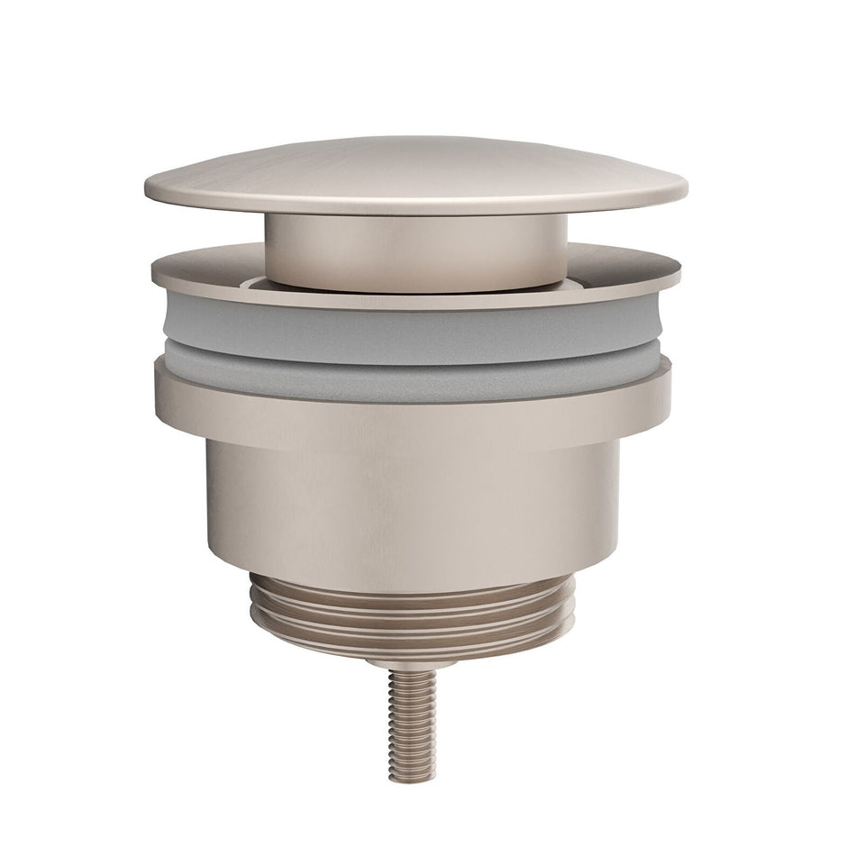 Vitra Universal Waste - Push-Open - Brushed Nickel