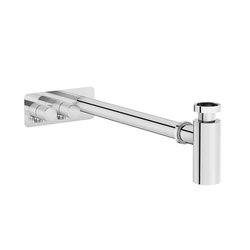 Vitra Origin Wall Mounted Universal Bottle Trap - Chrome