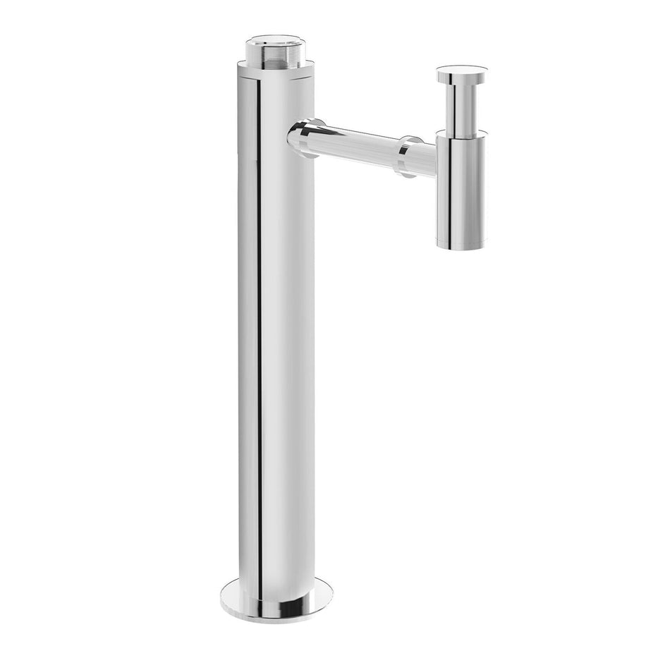 Vitra Origin Floor Mounted Bottle Trap - Short - Chrome