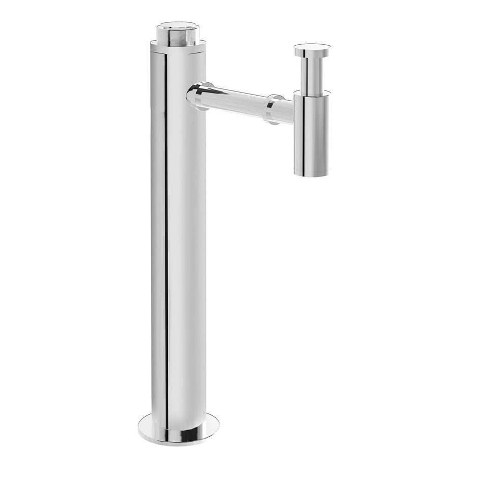 Vitra Origin Floor Mounted Bottle Trap - Long - Chrome