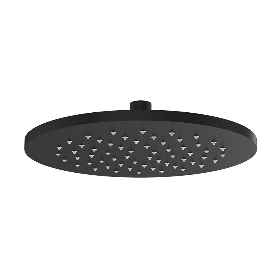 VitrA Origin Round Shower Head - 250mm - Matt Black