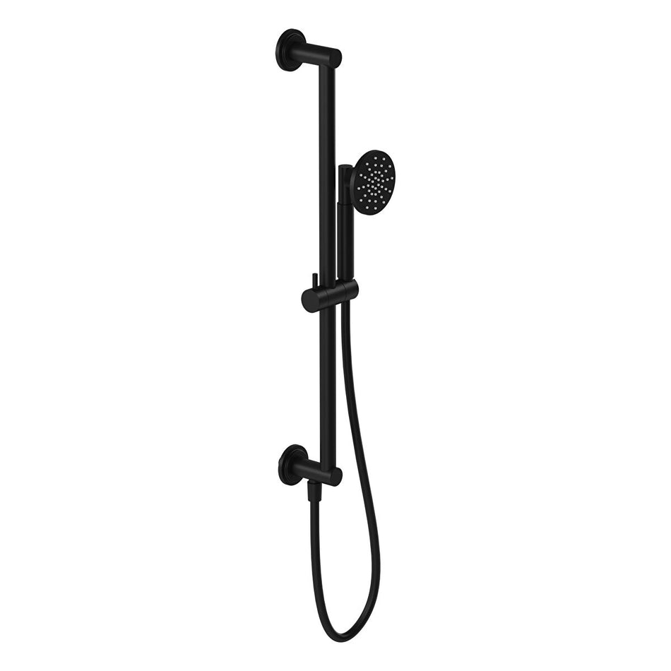 Vitra Origin Classic Slide Rail Kit With Outlet Elbow - Matt Black