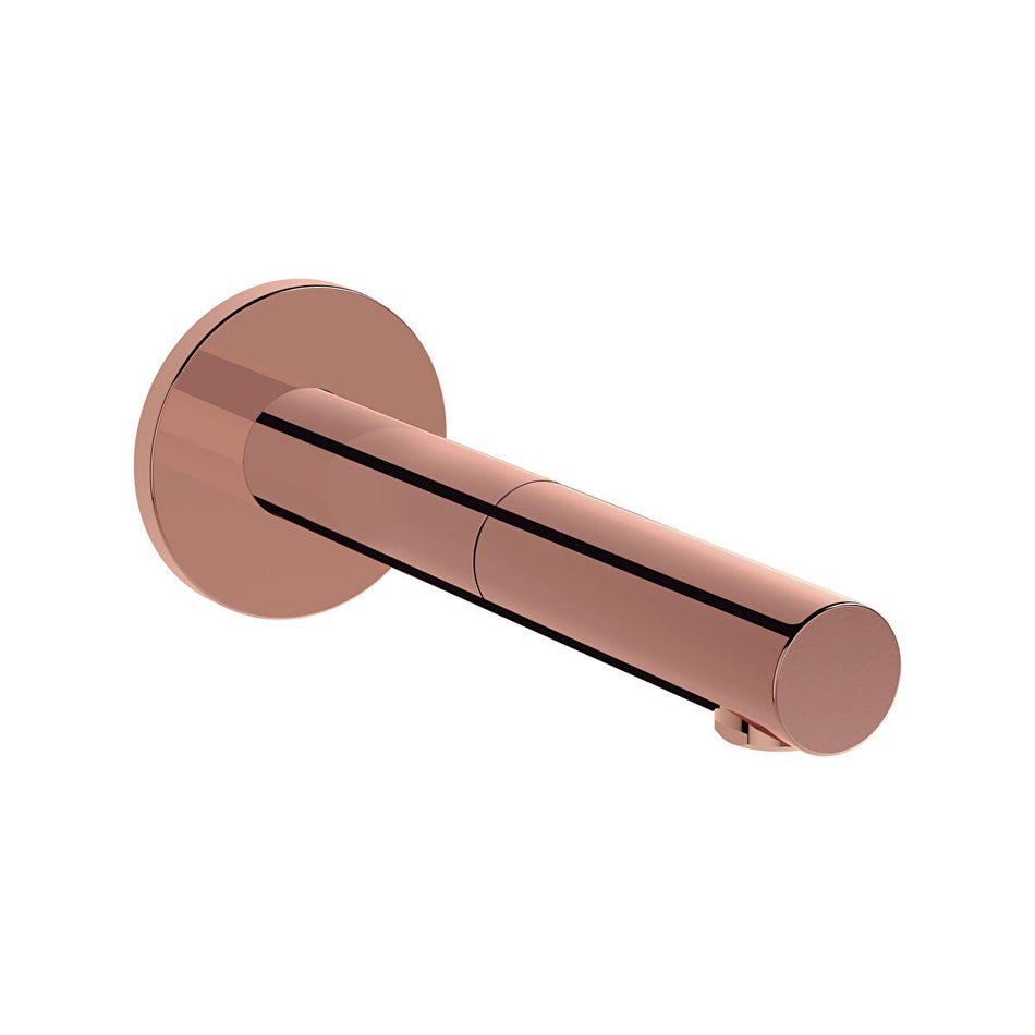 Vitra Origin Touch Free Wall Mounted Short Basin Mixer Tap - Mains - Soft Copper