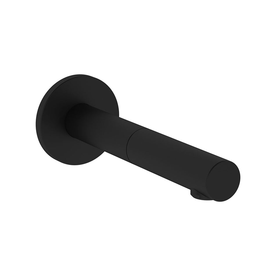 Vitra Origin Touch Free Wall Mounted Short Basin Mixer Tap - Mains - Matt Black